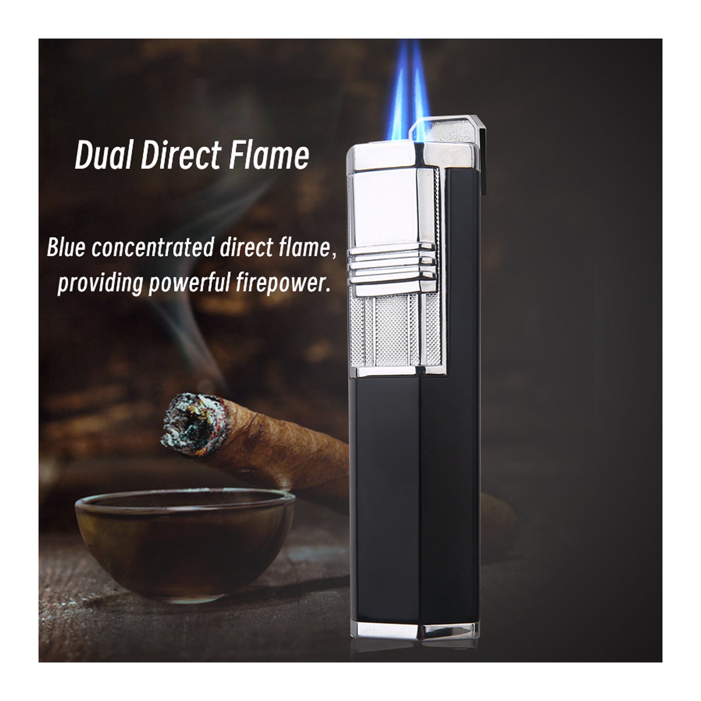 Honest 2025 Metal Precision Cutter Refillable Jet Torch Lighter Premium Business Gift Set for Moxibustion and Wellness Use