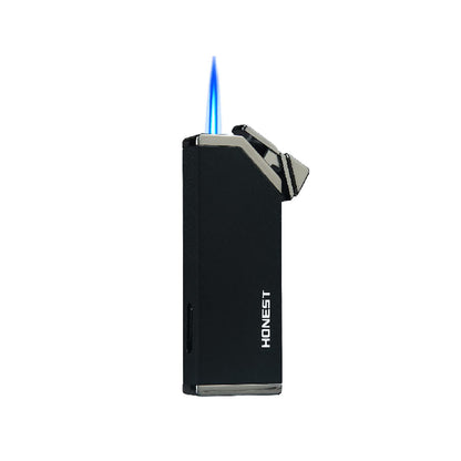HONEST Jet Torch Cigar Lighter – Single Flame Windproof Butane Fuel Lighter