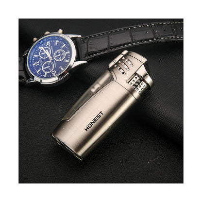 Honest Torch Windproof Lighters Adjustable Lighters Cigarros Refillable Easy to Use Lighter Portable Lighter Camping BBQ Kitchen