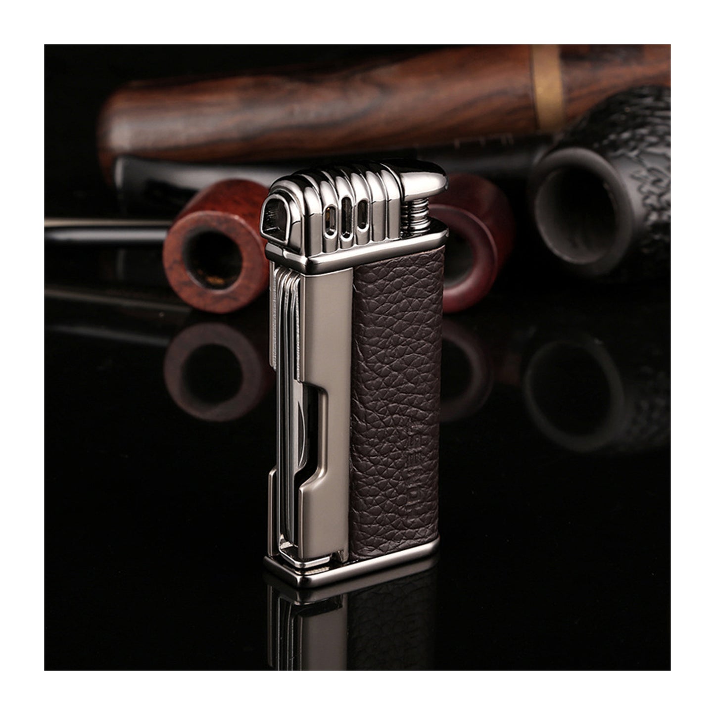 Honest Premium Multifunction Lighter Windproof Retro Refillable Flame Classic Vintage Gift for Men