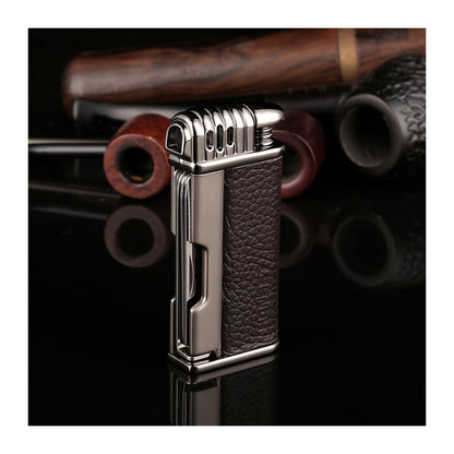 Honest Premium Multifunction Lighter Windproof Retro Refillable Flame Classic Vintage Gift for Men