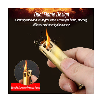 Honest Vintage Windproof Kerosene Lighter Classic Retro Metal Grinding Wheel Refillable Collectible Gift
