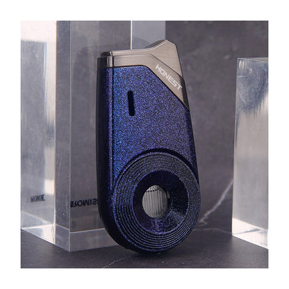 Honest Windproof Refillable Lighter, Creative and Stylish Torch Lighter for Men – Single Jet Flame for Cigar, Moxibustion, and Blue Flame Design