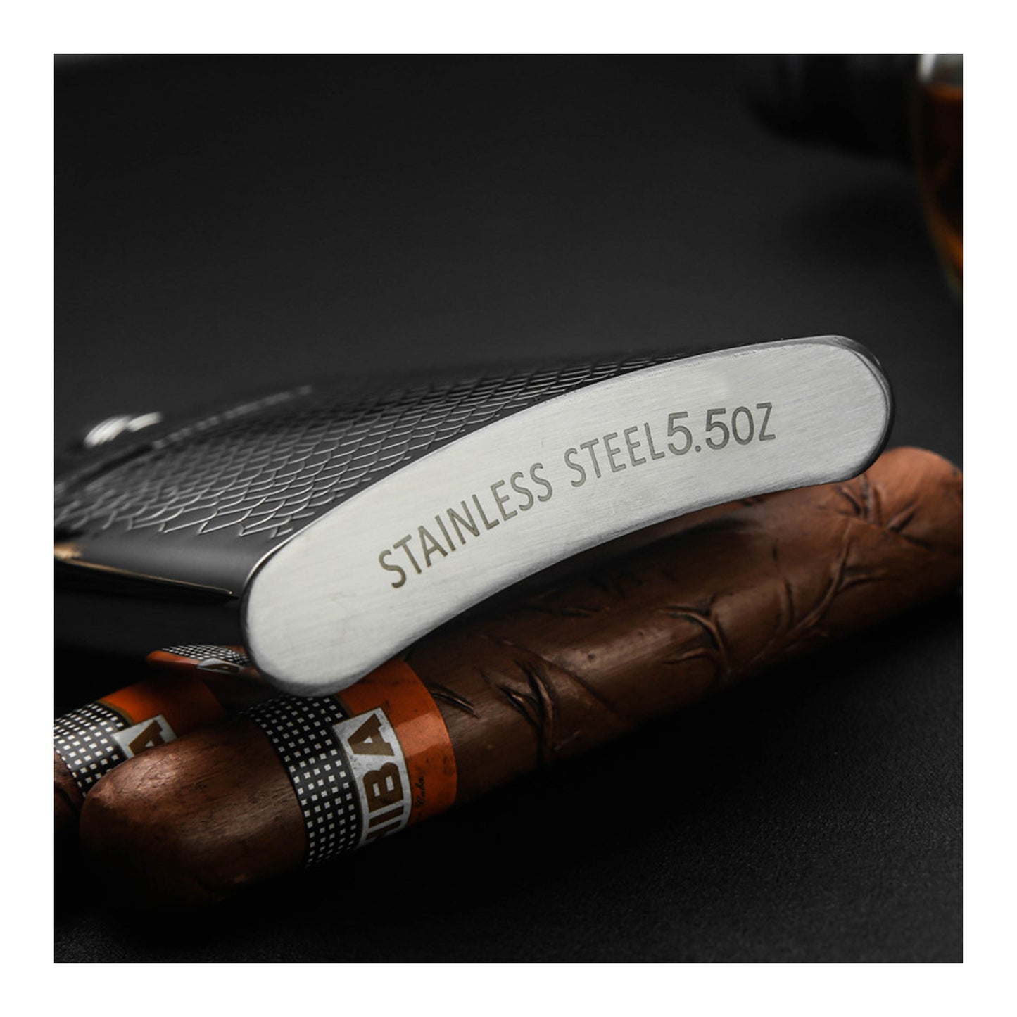 Honest 304 Stainless Steel Mini Hip Flask 5.5oz Portable Outdoor Pocket Liquor Flask Thickened Design