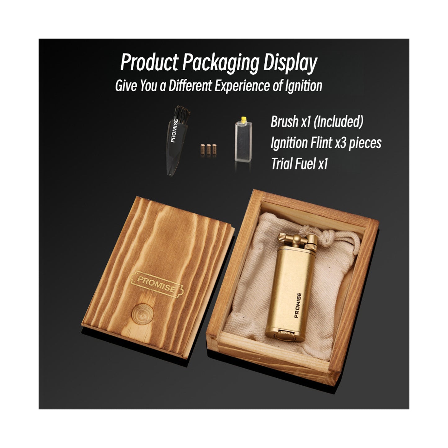 Honest Vintage Creative Grinding Wheel Retro Collectible Brass Kerosene Lighter Classic Men’s Pocket Lighter