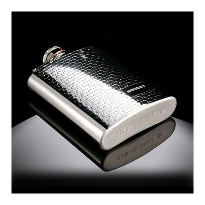 Honest 4oz Stainless Steel Hip Flask 304 Food Grade Metal Portable Pocket Alcohol Flask for Outdoor Travel US EU Russia Users