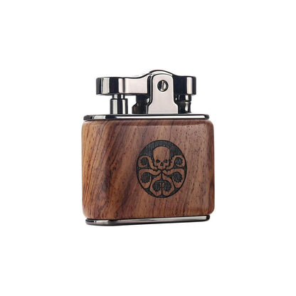 Honest Windproof Vintage Antique Trench Lighter, Old-Fashioned Refillable Metal Kerosene Lighters, Rocker Arm Petrol Oil Ignition and Adjustable Soft Flame Best Gift for to Father Husband