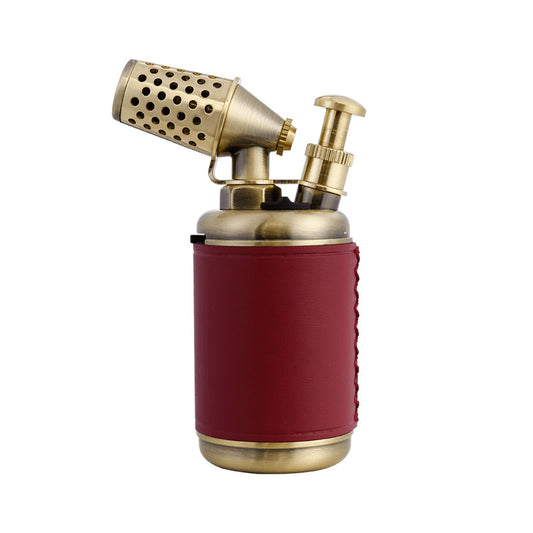 Windproof Refillable Butane Jet Flame Torch Lighter High-Temperature Durable Ignition Tool for Moxa, BBQ and Outdoor Use