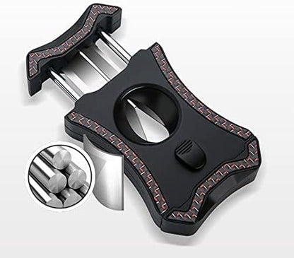 Honest Cigar Gift Set - Includes Cigar, Guillotine Cigar Cutter V- Cigar Cutter - Perfect Combo of Cigar Accessories for Men - Gift Ideas for Groomsmen, Husbands, Fathers