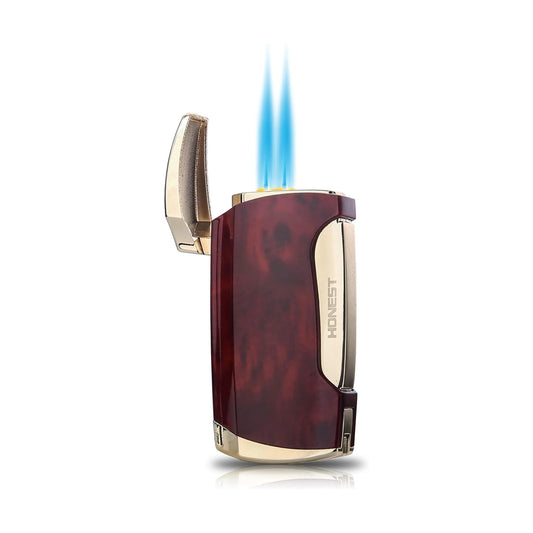 Honest Torch Lighter Double Jet Flame Cigar Lighter