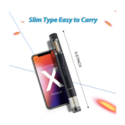 HONEST Refillable Butane Torch Lighter – Single Jet Flame for Candles, Grilling, BBQ, and Camping