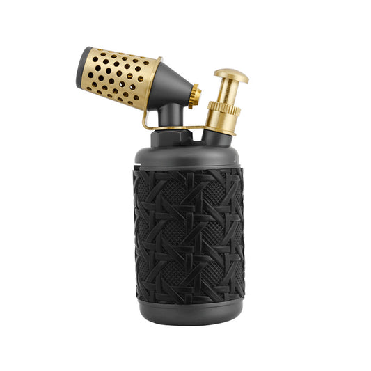 Windproof Refillable Butane Jet Flame Torch Lighter High-Temperature Durable Ignition Tool for Moxa, BBQ and Outdoor Use