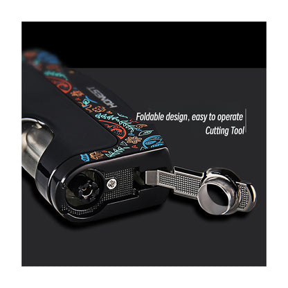 Honest Premium Creative Jet Flame Lighter Metal Refillable Lighter with Built-In Precision Cutter Tool