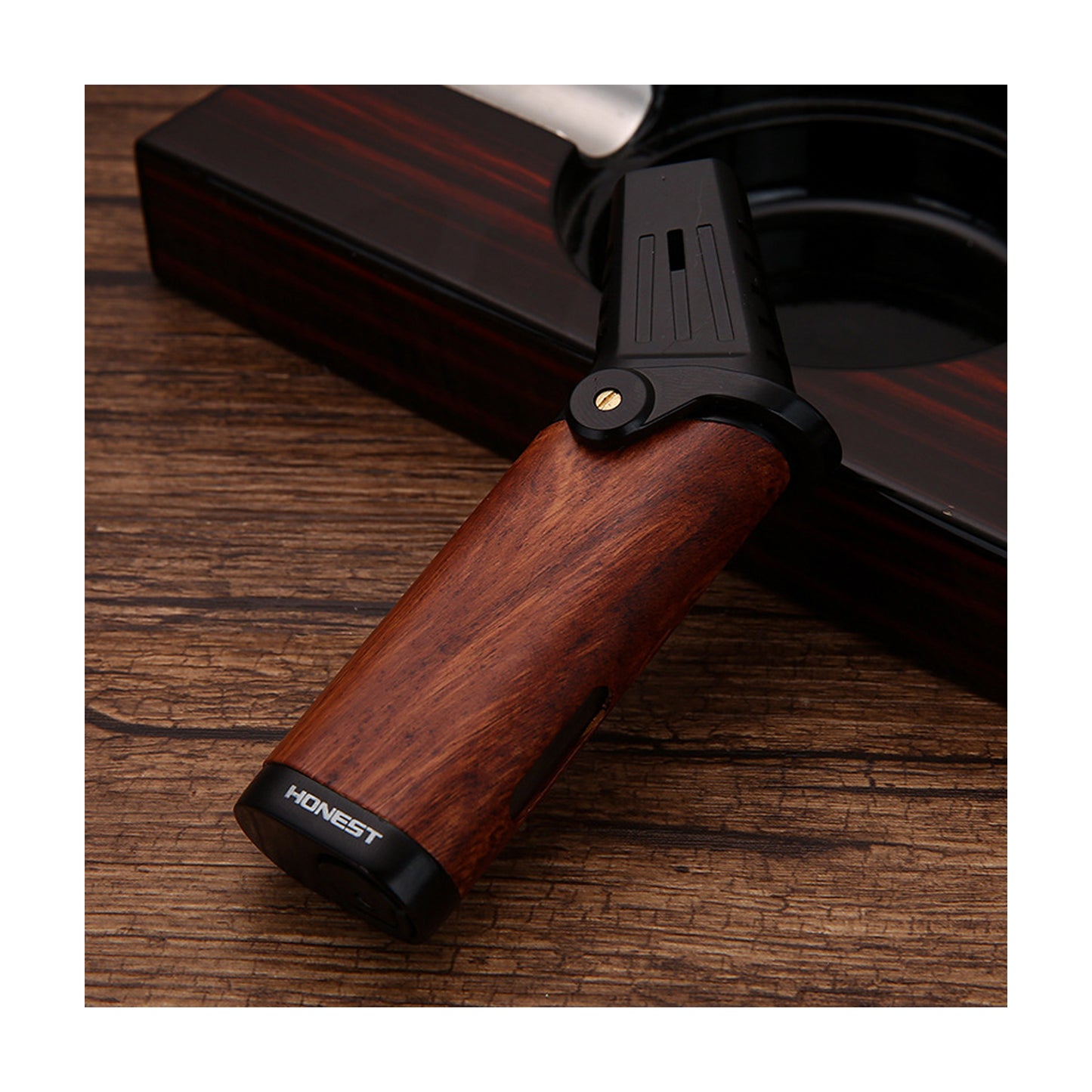 Honest New Windproof Refillable Torch Lighter, Durable Triple Flame Jet Lighter for Moxibustion & Outdoor Use, Wholesale