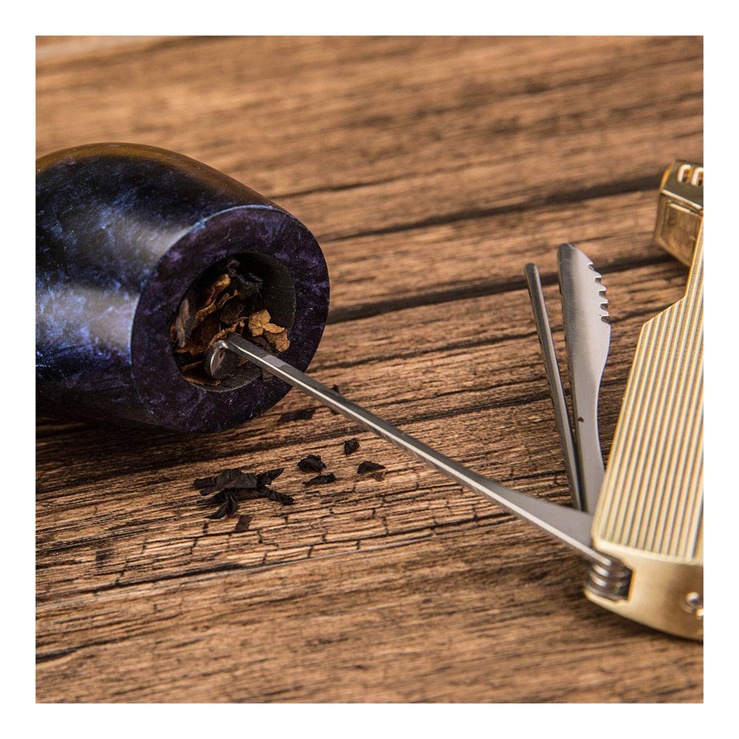 Soft Flame Pipe Lighter - Refillable Butane Lighter for Czech Pipe Tools - Perfect Father's Day Gift for Husband