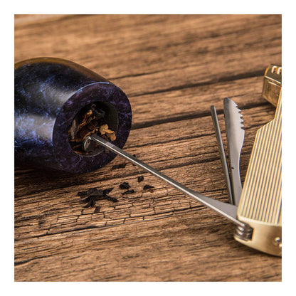 Soft Flame Pipe Lighter - Refillable Butane Lighter for Czech Pipe Tools - Perfect Father's Day Gift for Husband