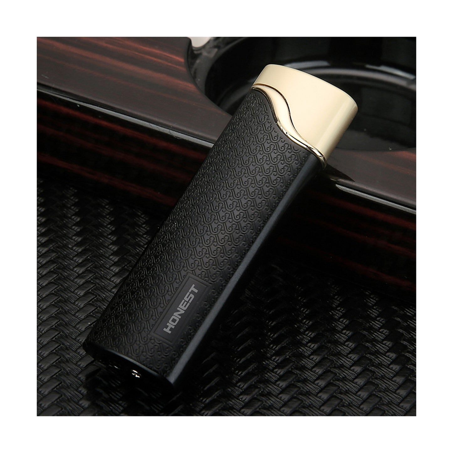 Honest New Windproof Refillable Lighter, Ultra Slim Portable Metal Igniter for Incense, Moxibustion and Mosquito Coil