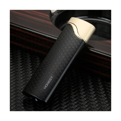 Honest New Windproof Refillable Lighter, Ultra Slim Portable Metal Igniter for Incense, Moxibustion and Mosquito Coil