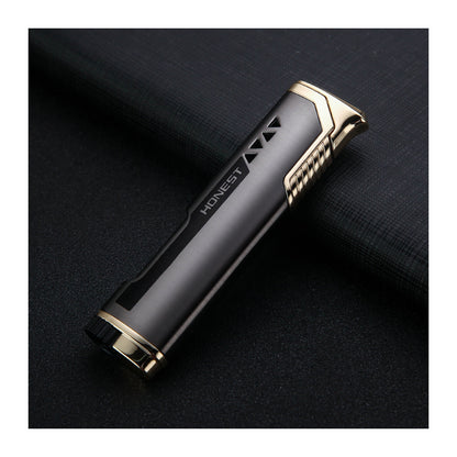 Honest Windproof Jet Flame Lighter Creative Gift Outdoor Mini Portable Refillable Gas Lighter Smoking Accessory