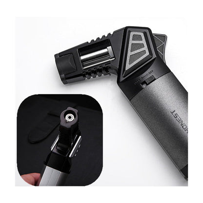 Honest Butane Torch Lighter Refillable Adjustable Jet Flame, Multipurpose Outdoor Windproof Cooking Cool Torch Lighters (Butane Not Included)