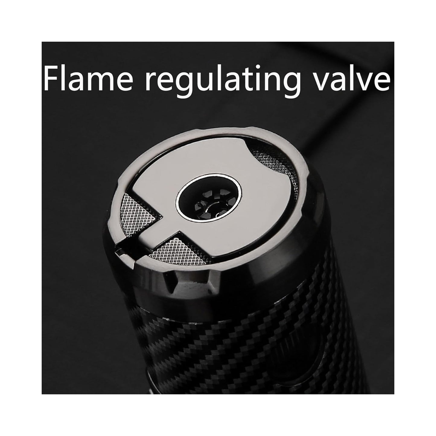 Honest Windproof Butane Lighter Jet 3 Flames Hidden Punch Tool Visible Butane Adjustable Flame Suitable for Outdoor Men Gift Camping (Butane Not Included)