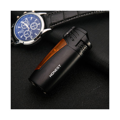 Honest Torch Windproof Lighters Adjustable Lighters Cigarros Refillable Easy to Use Lighter Portable Lighter Camping BBQ Kitchen