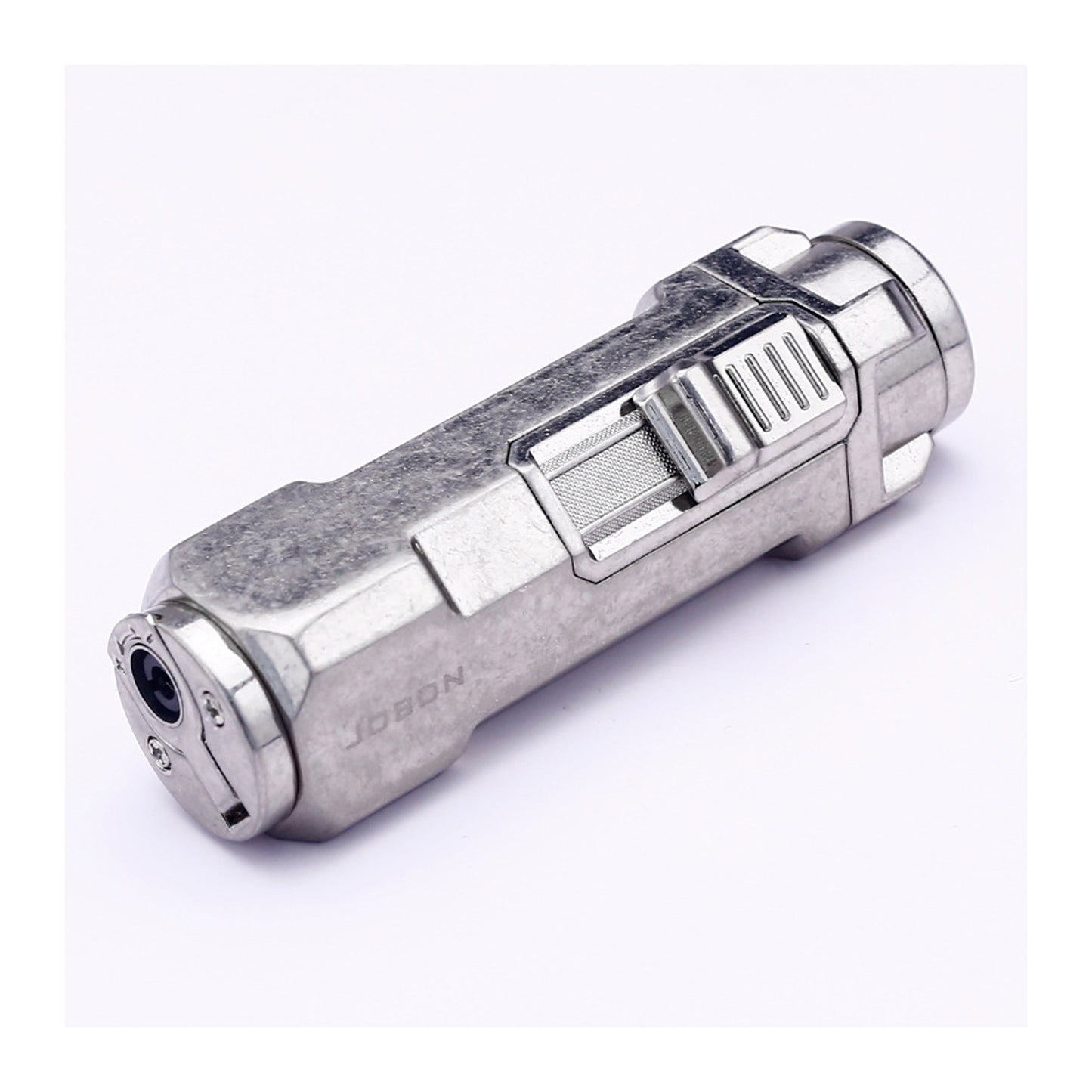 Metal Triple Jet Flame Windproof Refillable Lighter with Built-in Punch Tool