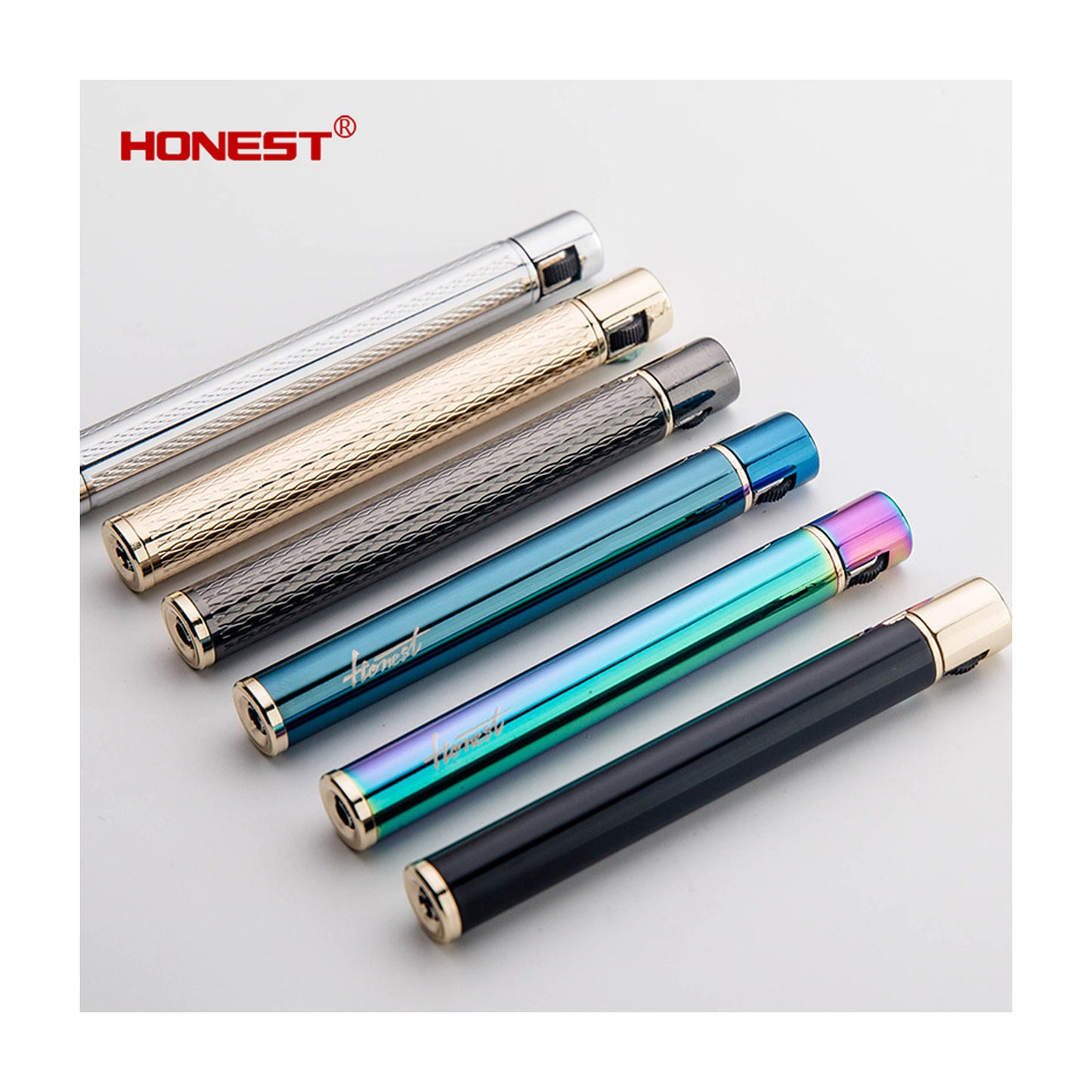 Honest Grinding Wheel Ignition Pen Lighter (Soft Flame), with Gift Box
