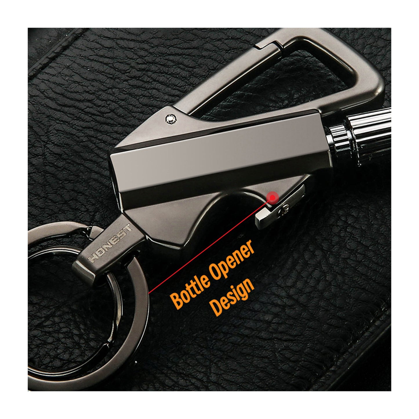 Multifunctional Oil Lighter with Keychain, Bottle Opener & Waterproof Design - Creative Outdoor Portable Lighter