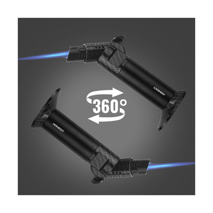 Honest Rechargeable Windproof Lighter, High-Temperature Torch for Professional Use, BBQ, and Crafting