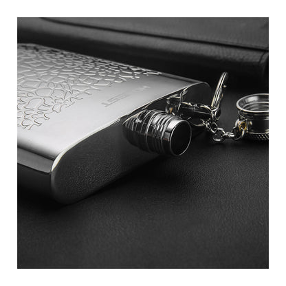Honest 304 Stainless Steel Mini Hip Flask 5.5oz Portable Outdoor Pocket Liquor Flask Thickened Design