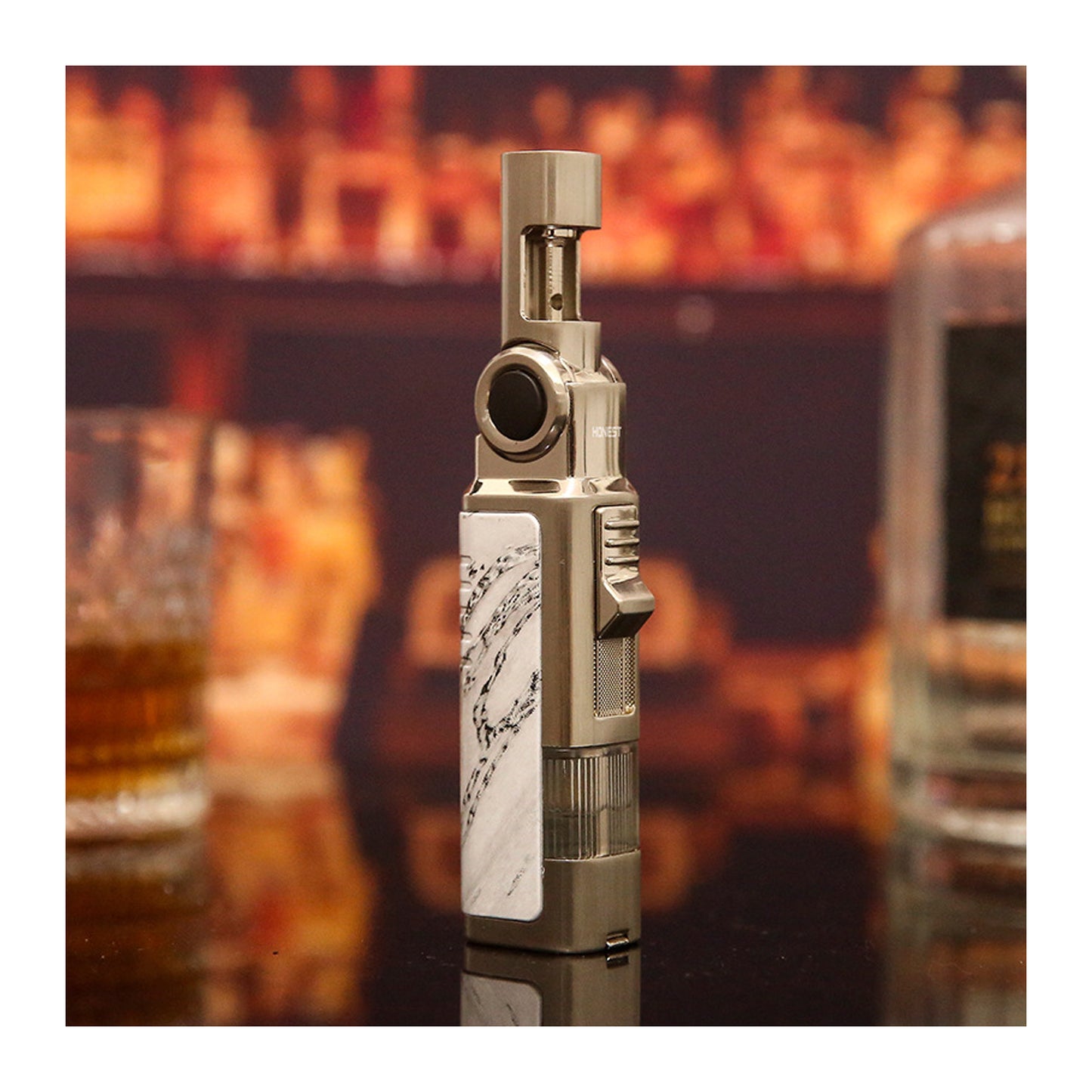 2025 New Honest Windproof Refillable Lighter – Durable Metal & Moxibustion Igniter, Multifunctional Design for Versatile Use