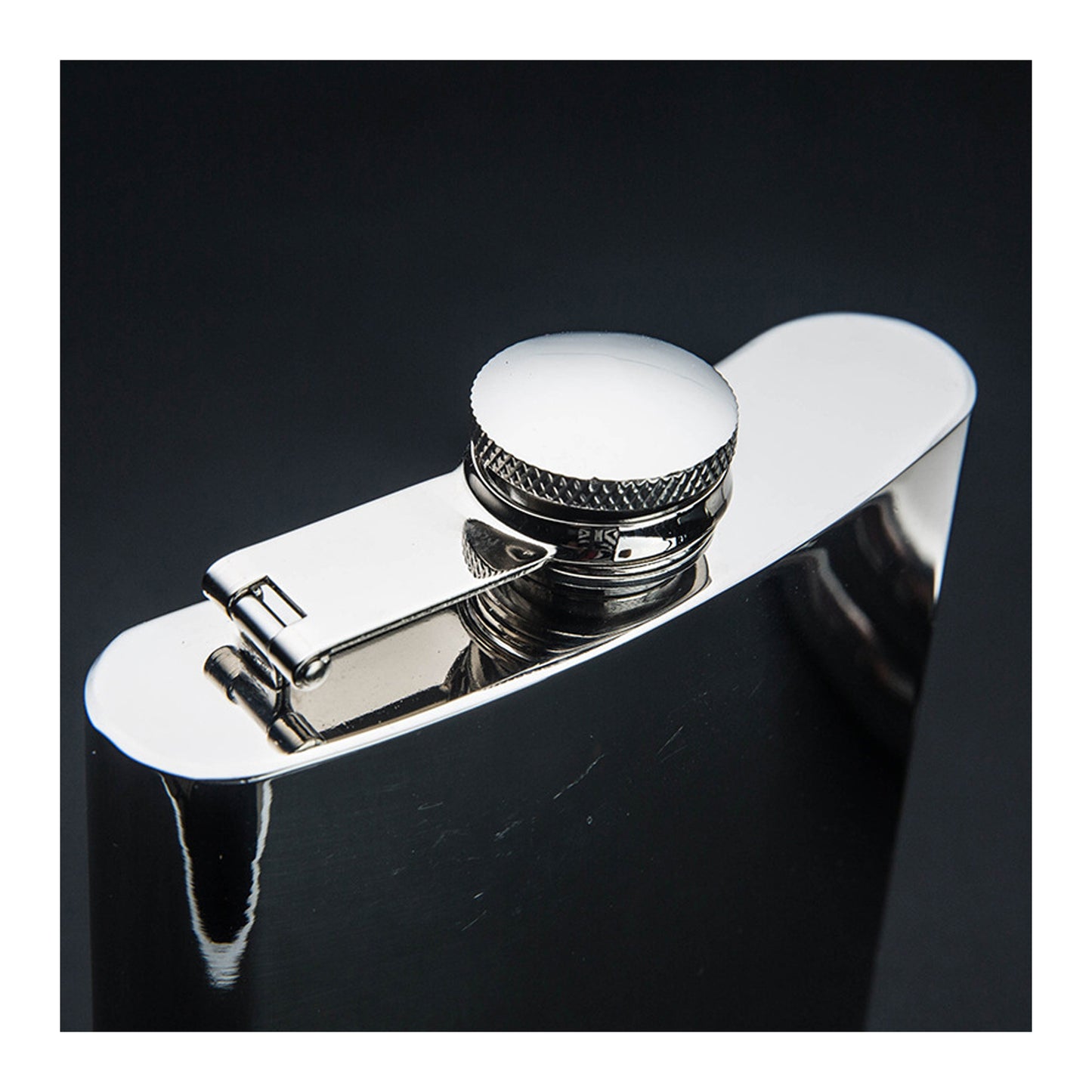 Honest Fashion High-End 6oz Stainless Steel Flask Portable Outdoor Pocket Liquor Flask Thickened 304 Stainless Steel Alcohol Flask