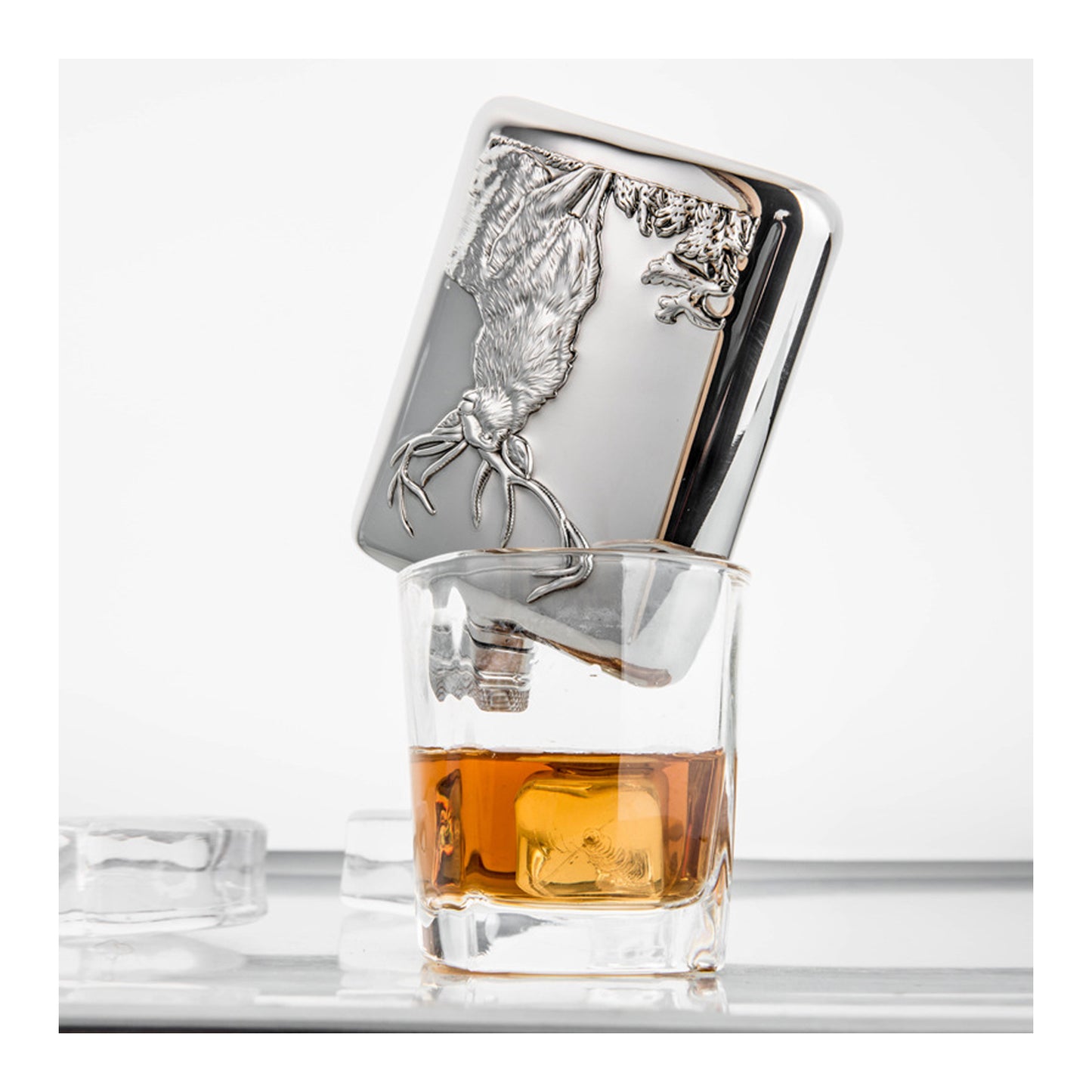 Honest Genuine 304 Stainless Steel Hip Flask 6oz Portable Outdoor Handmade Liquor Flask with Funnel