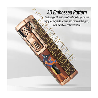 Honest Vintage Refillable Butane Jet Flame Metal Lighter Luxury Creative Personalized Gift for Boyfriend