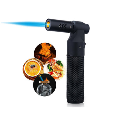 HONEST Adjustable Butane Blow Torch – Sleek Cooking Torch Lighter for Camping, Home Use, Welding, and Culinary Applications