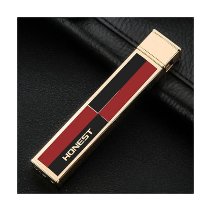 Honest Authentic Slim Windproof Metal Lighter, Portable and Stylish, Premium Gift for Boyfriend