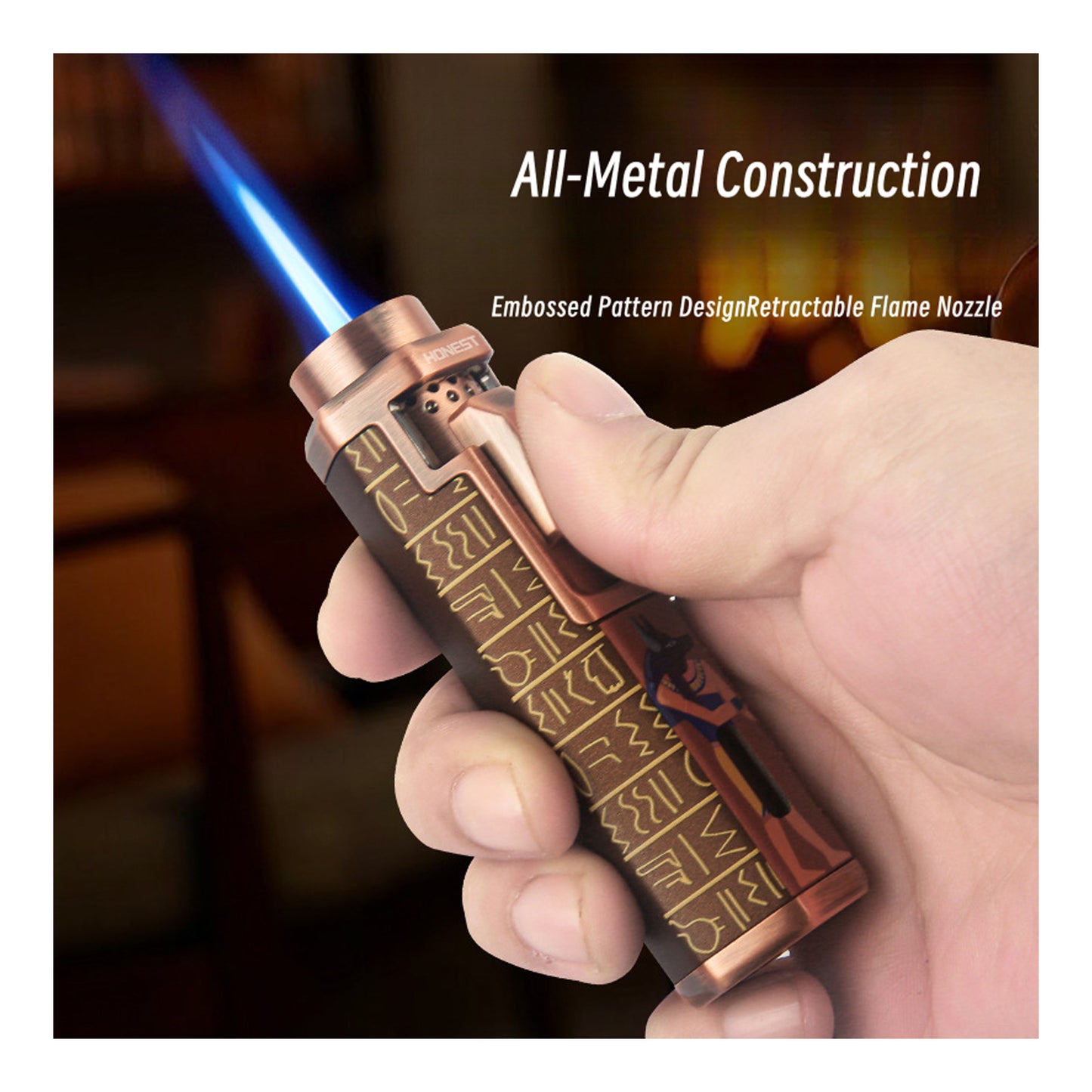 Honest Portable Lighter Set with Stainless Steel Precision Cutter New Men’s Tool Kit