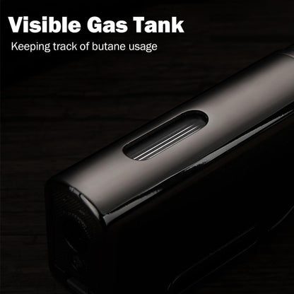 Honest Jet Torch Lighter, Soft/Jet Flame Switchable Lighters, Butane Refillable Lighter with Foldable Punch and Adjustable Flame Dial, Cool Lighters for Men/Husband (Fuel not Included)