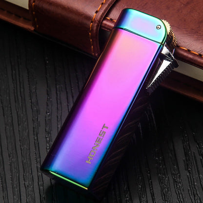 Honest Detachable Gas Tank Refillable Metal Lighter Retro Style Flint Wheel Lighter Wholesale Gift Items