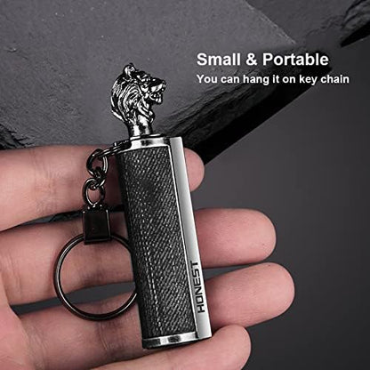 Honest Animal Shape Permanent Match, Waterproof EDC Fire Starter, 10000 Times Reusable Keychain Match Flint Fire Starter