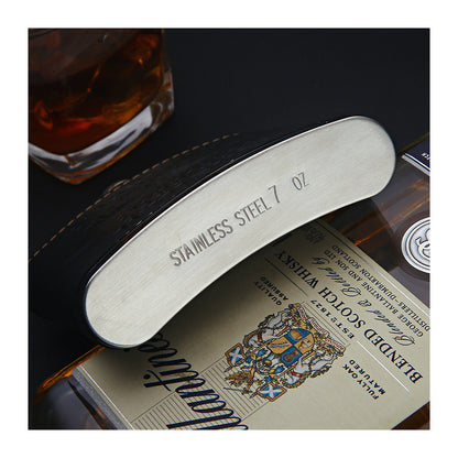 Honest Genuine 304 Stainless Steel Mini Hip Flask 7oz Portable Business Men’s Outdoor Pocket Liquor Flask