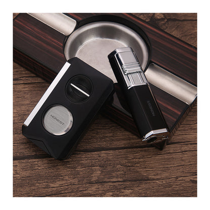 Honest 2025 Metal Precision Cutter Refillable Jet Torch Lighter Premium Business Gift Set for Moxibustion and Wellness Use