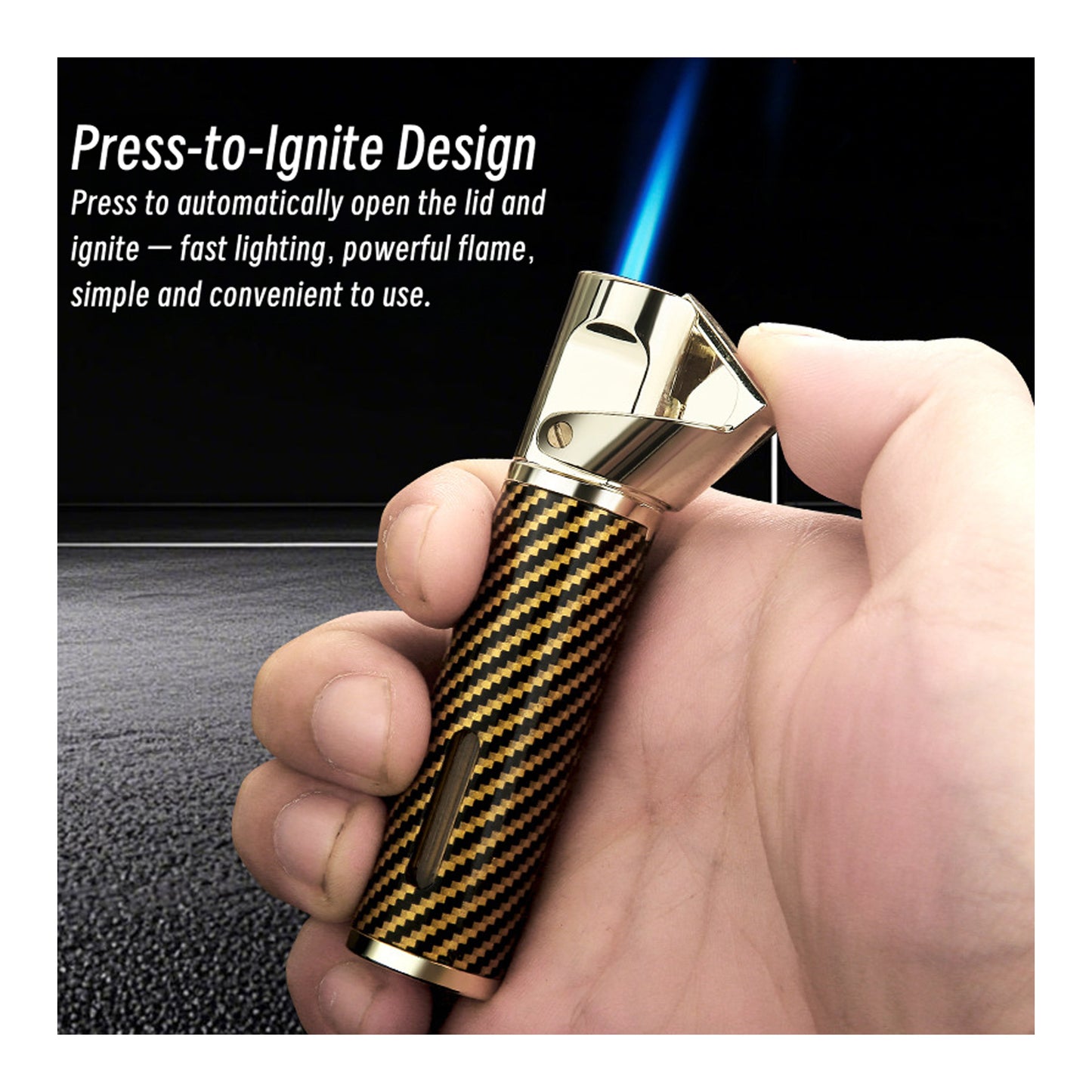 Honest Portable Stainless Steel Lighter Tool Set with Precision Cutting Accessory for Men