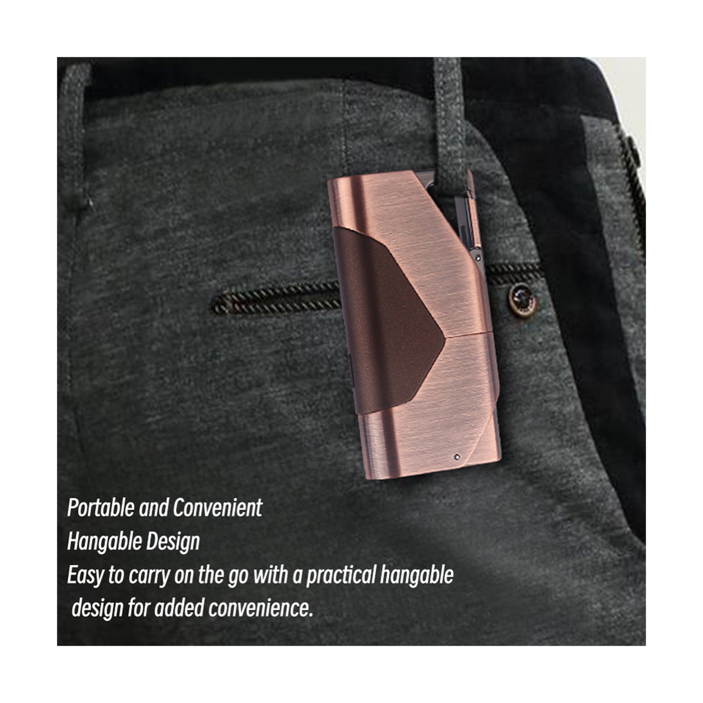 Honest Windproof Lighter, Metal Keychain Multi-Function Igniter for BBQ, Crafting, and Daily Use