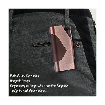 Honest Windproof Lighter, Metal Keychain Multi-Function Igniter for BBQ, Crafting, and Daily Use