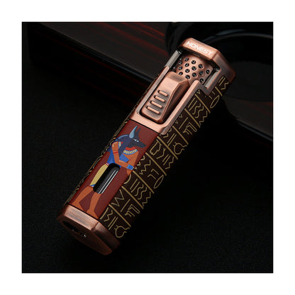 Honest Vintage Refillable Butane Jet Flame Metal Lighter Luxury Creative Personalized Gift for Boyfriend