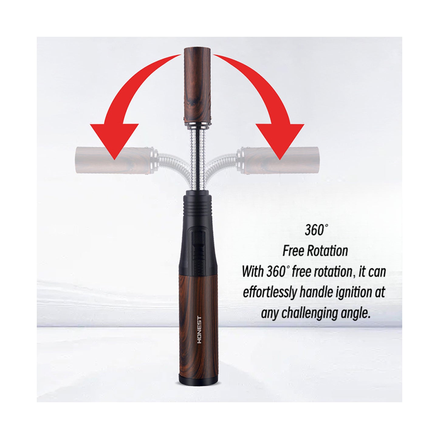 Honest Windproof Lighter – Durable Creative Outdoor Igniter for BBQ, Charcoal Lighting, and Camping