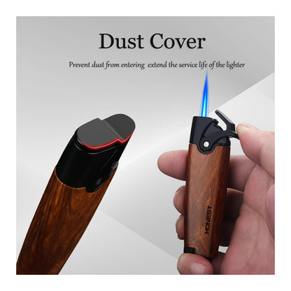 HONEST Butane Torch Pocket Lighter - Adjustable Refillable Gas Lighter for Candles, Kitchen, Fireplace, and Fireworks (Butane Not Included)