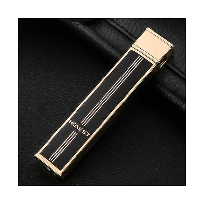 Honest Authentic Slim Windproof Metal Lighter, Portable and Stylish, Premium Gift for Boyfriend